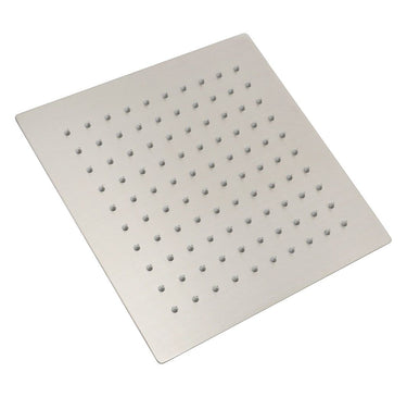 Zevio 250mm Brushed Nickel Shower Head Stainless Steel Square