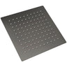 Zevio 250mm Gun Metal Shower Head Stainless Steel Square