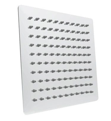 Zevio 300mm Chrome Shower Head Stainless Steel Square