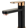 Vetto Basin Mixer Matte Black & Rose Gold