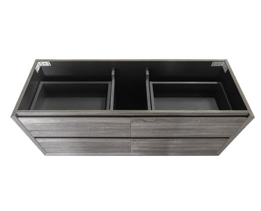 Maximo 1200 Amazon Grey WH Vanity - Cabinet Only