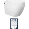 Voghera Wall Hung Pan with R&T Inwall Cistern (Push Plate Sold Separately) - Standard Seat