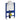 Kappa Duofix Wall Hung Cistern - Mid Level