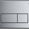 Kappa50 Dual Flush Button Square Chrome