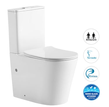Radiant Toilet Suite Slim Seat - Slim Seat / R&T Flush System