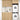 Laundry Kit 1715DR-C Byron/Bondi Natural Oak with Cloudy Carrara Top and 400 Drawer Unit