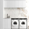 Laundry Kit 1960C Bondi Fluted White with Matte White Top