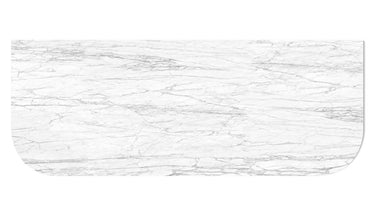 Bondi 1200x460x18 Natural Carrara Marble Top No Hole
