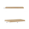 Byron 547X452x25 Natural Oak Leg Panel