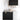 Laundry Kit 1715DR-B Marlo Fluted Black with Natural Carrara Marble Top and 400 Drawer Unit