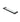Matte Black - Oskar Metal & Glass Shelf