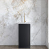 Mini Laundry 430mm Hampshire Matte Black with Pure White Top