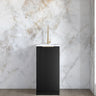 Mini Laundry 430mm Byron/Bondi Black Oak with Pure White Top