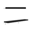 Marlo 1298X450X25 Matte Black Leg Panel