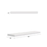 Boston 997X450x25 Matte White Leg Panel