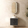 Laguna Mark II Wall Hung Vanity Black Oak (All Sizes) 600mm Cabinet Only