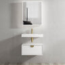 Moonlight 600mm White Wall Hung Cabinet — image 1