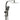Gun Metal - Oskar / Zevio Twin Shower Combo Top Inlet 250mm