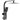 Matte Black - Oskar / Zevio Twin Shower Combo Top Inlet 250mm