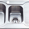 Cora 1 & 1/2 Bowl Single Drainer Sink LHB 980mm