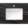 Rock Plate Stone 750x465x15 Empire Black - with Undermount Basin - 12 O'clock Taphole