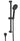 Vetto Shower On Rail Black