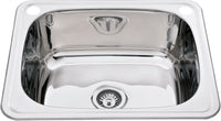 Single Bowl Abovemount Laundry Sink 35L  555mm