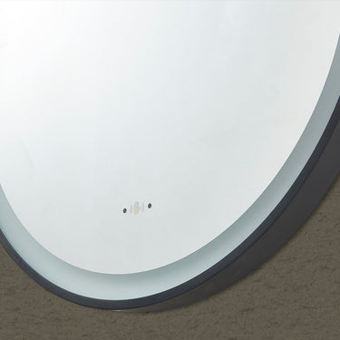 Lirra Iron Framed LED Mirror Electroplated 450/600mm LOFM4590/LOFM60100-MB/BG/BN/GM