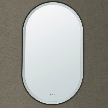 Lirra Iron Framed LED Mirror Electroplated 450/600mm LOFM4590/LOFM60100-MB/BG/BN/GM