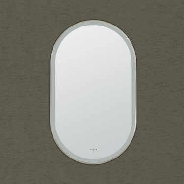 Lirra Iron Framed LED Mirror Electroplated 450/600mm LOFM4590/LOFM60100-MB/BG/BN/GM