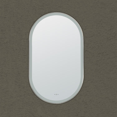Lirra Iron Framed LED Mirror Electroplated 450/600mm LOFM4590/LOFM60100-MB/BG/BN/GM