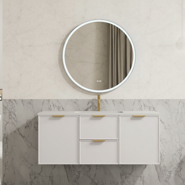 Lirra Iron Framed LED Mirror – Front & Backlit Smart touch free controls 600/800/900 LRFM600/LRFM800/LRFM900