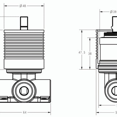 Clasico Wall Mixer Body