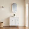 Lumero LED PVC Mirror Shaving Cabinet 450x900x155mm LOSV4590MW-LED/LOSV4590MB-LED