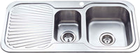 Cora 1 & 1/2 Bowl Single Drainer Sink RHB  980mm