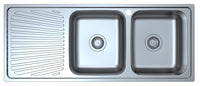 Otus Double Bowl & Single Drainer Sink RHB   1180mm