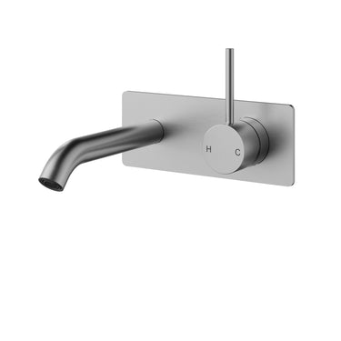 Otus Slimline Wall Basin Mixer Trim Kit Lever Up