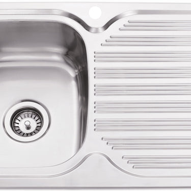 Eden Single Bowl Single Drainer Sink RHB   780mm