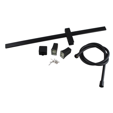 Black Shower Rail