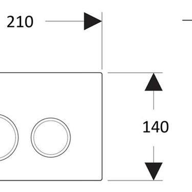 Cora Cistern Button line drawing