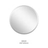 Round Bevel Edge Round LED Mirrors 600/700/800mm ORBM600/700/800