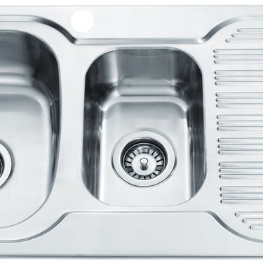 Eden Single Bowl Single Drainer Sink RHB   980mm