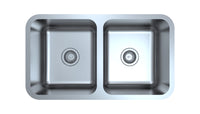 Otus Double Bowl Undermount Sink 794X457X229