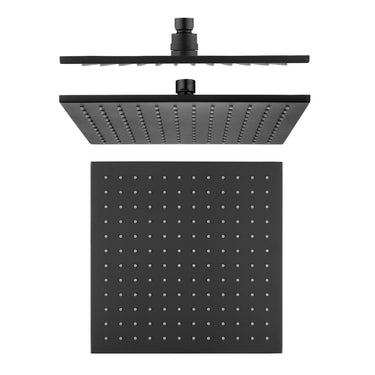 250mm Black Shower Head