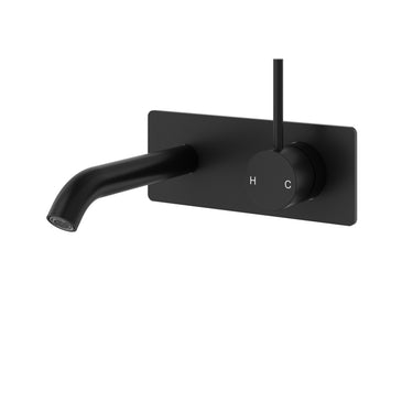 Otus Slimline Wall Basin Mixer Trim Kit Lever Up