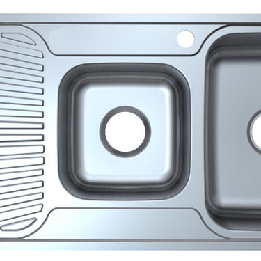 Otus 1 & 1/2 Bowl Single Drainer Sink