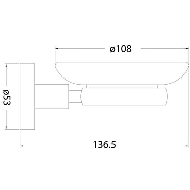 Otus Soap Dish Glass