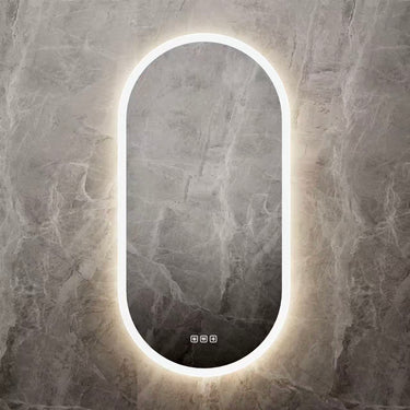 Framed/Frameless Mirror RUNWAY Shape Backlit Bluetooth 500*900mm LBOV5090/LBOV5090-MB/LBOV5090-BB