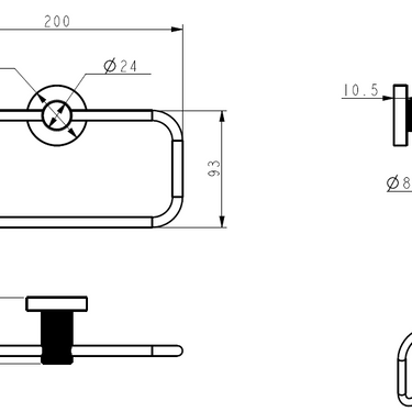 Linie Towel Ring
