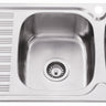 Eden Double Bowl Single Drainer Sink